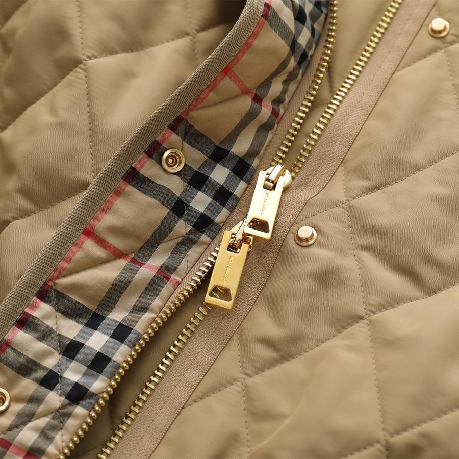 美品 46 BURBERRY ノバチェック キルティング 中綿 ロングコート BURBERRY（バーバリー） キルティングコート ROXBY ロックスビー