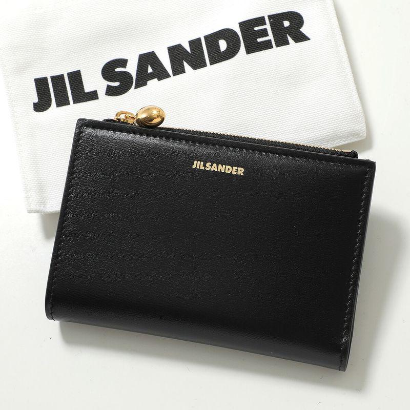 【美品】ジルサンダー GOJIゴジパース スモール 折り財布 がま口 ブラック JIL SANDER（ジルサンダー） 二つ折り財布 GOJI ZIP PURSE SM ゴジ