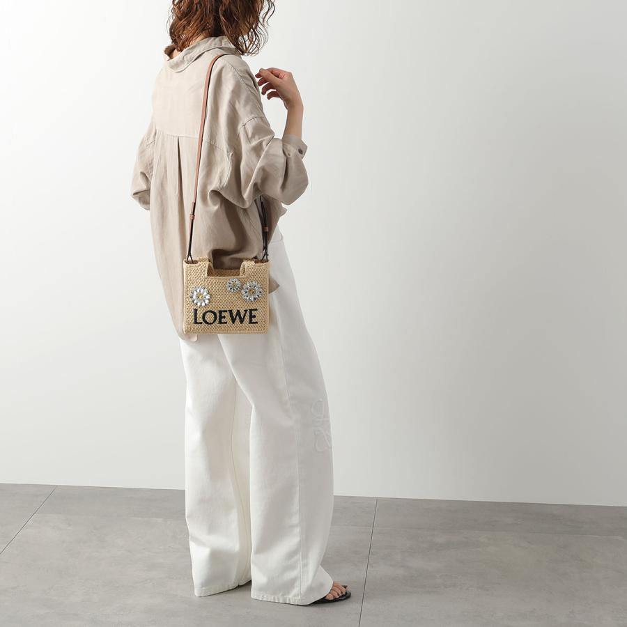 LOEWE（ロエベ） かごバッグ FONT TOTE MINI DAISY GEM フォント
