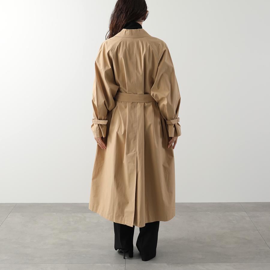 【美品】マックスマーラ ロングトレンチコート ベルト ライナー付 38 ブラウン Max Mara（マックスマーラ） トレンチコート MEMO メモ レディース