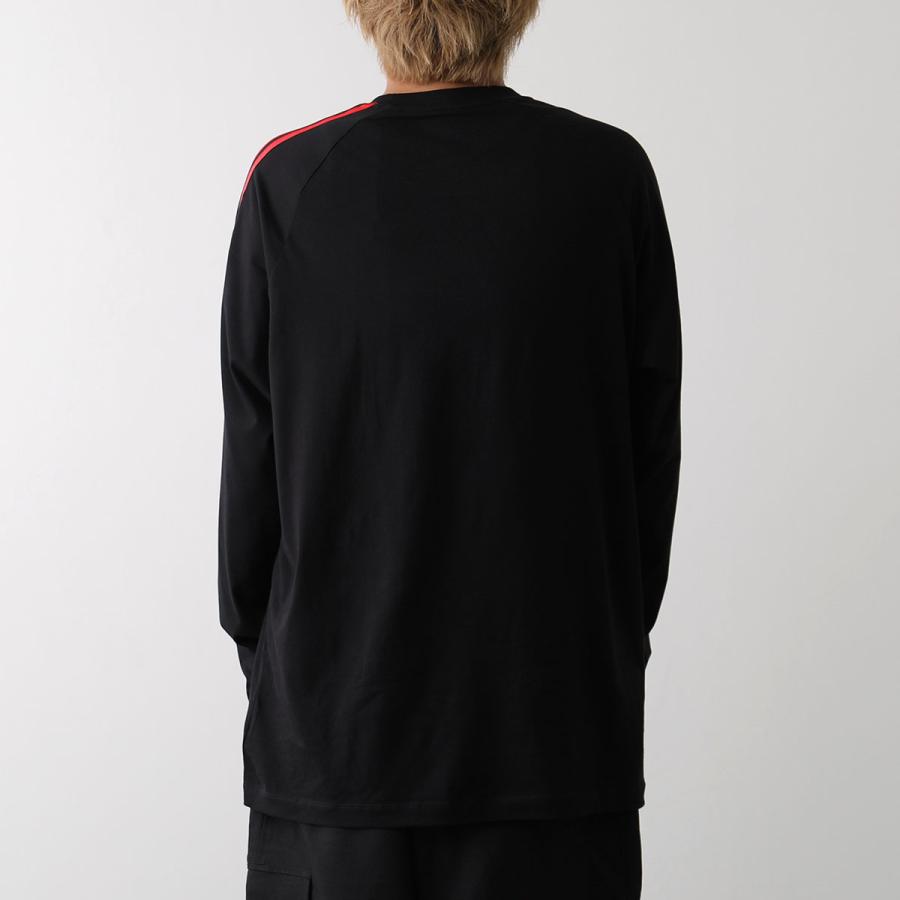 Y-3 ワイスリー Tシャツ OVERSIZED GRADIENT STRIPES LONG SLEEVE TEE