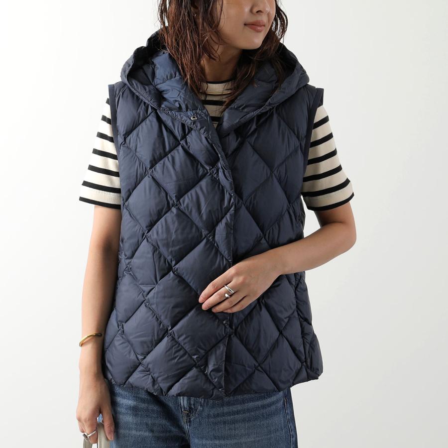 MaxMara ダウン風ベスト ネイビーマックスマーラJI42 MAXMARA WEEKEND LINE（マックスマーラウィークエンドライン） WEEKEND