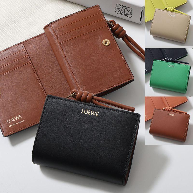 LOEWE（ロエベ） 二つ折り財布 KNOT COMPACT WALLET ノット CEM1NCWX01