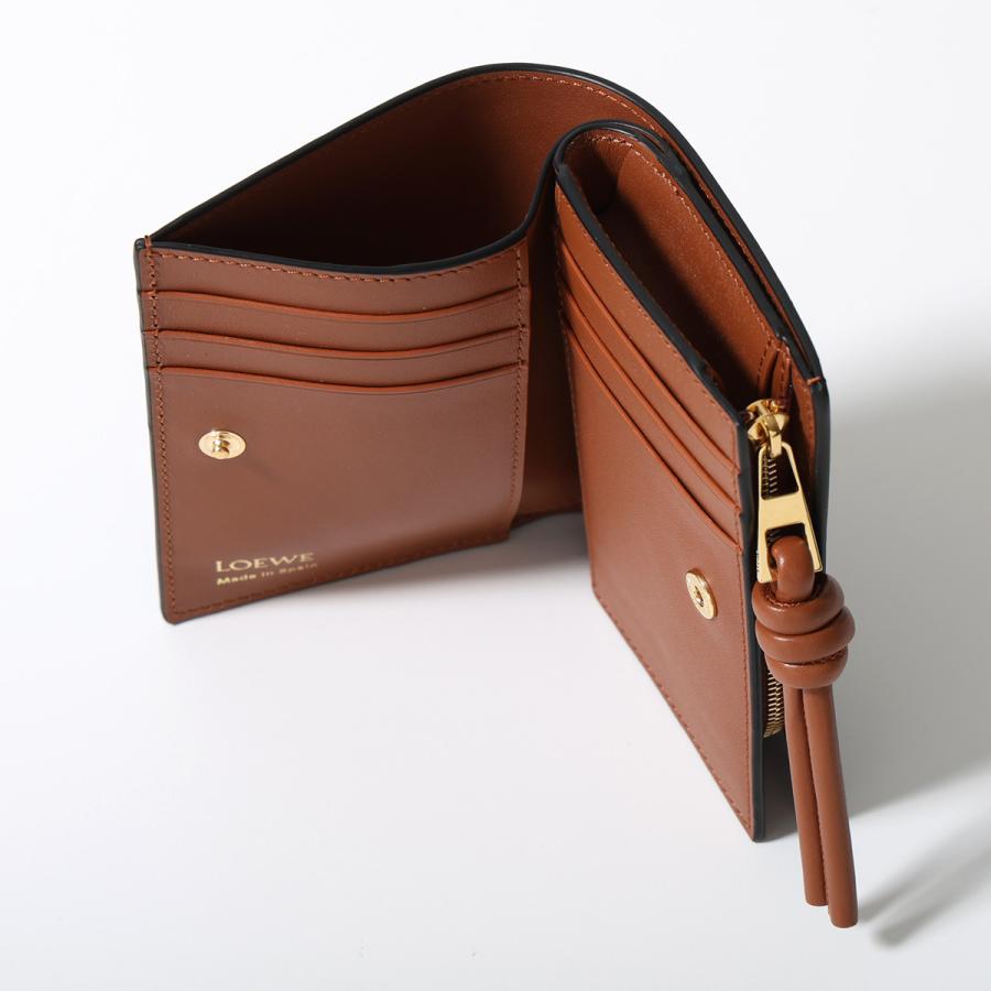 LOEWE（ロエベ） 二つ折り財布 KNOT COMPACT WALLET ノット CEM1NCWX01