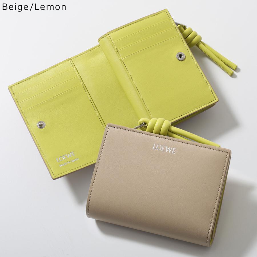 LOEWE（ロエベ） 二つ折り財布 KNOT COMPACT WALLET ノット CEM1NCWX01