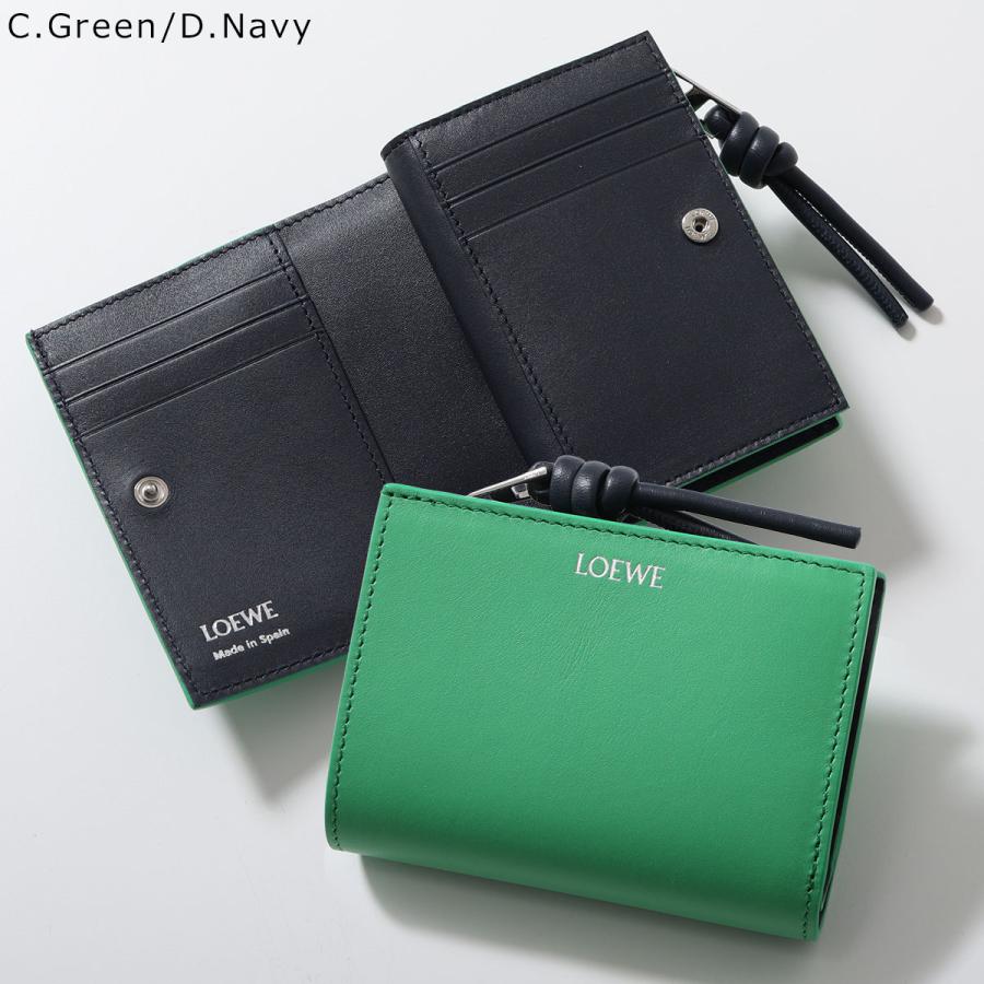 LOEWE（ロエベ） 二つ折り財布 KNOT COMPACT WALLET ノット CEM1NCWX01