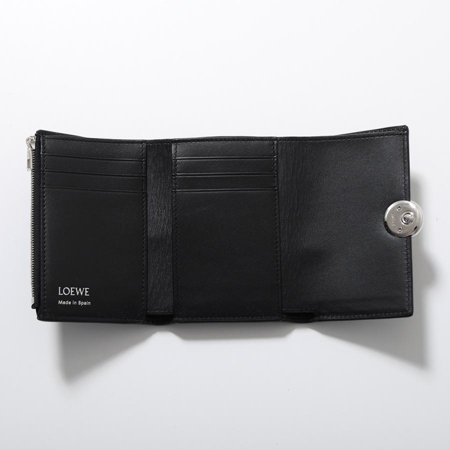 LOEWE（ロエベ） 三つ折り財布 PEBBLE SMALL VERTICAL WALLET ぺブル