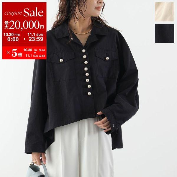 NUS ヌース ブルゾン 34529 レディース パールボタン フレア 