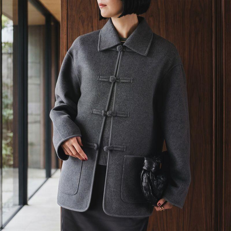 ROHE ローエ ダブルフェイスウールジャケット Double-faced wool