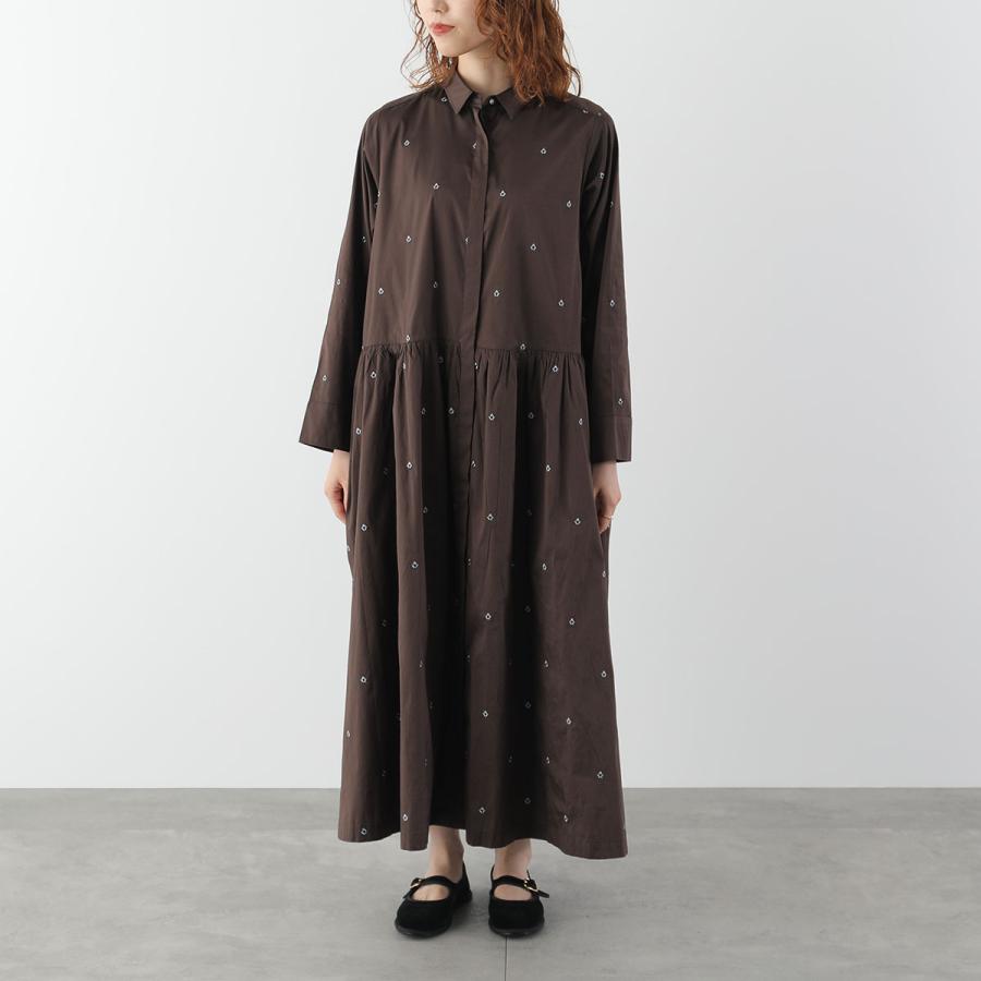 【美品】ne Quittez pasヌキテパ　ドッキングワンピース　七分袖 NE QUITTEZ PAS!（ヌキテパ） ne Quittez pas ワンピース Poly Dupion
