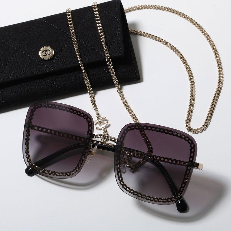 CHANEL（シャネル） サングラス 4244 レディース スクエア型 チェーン