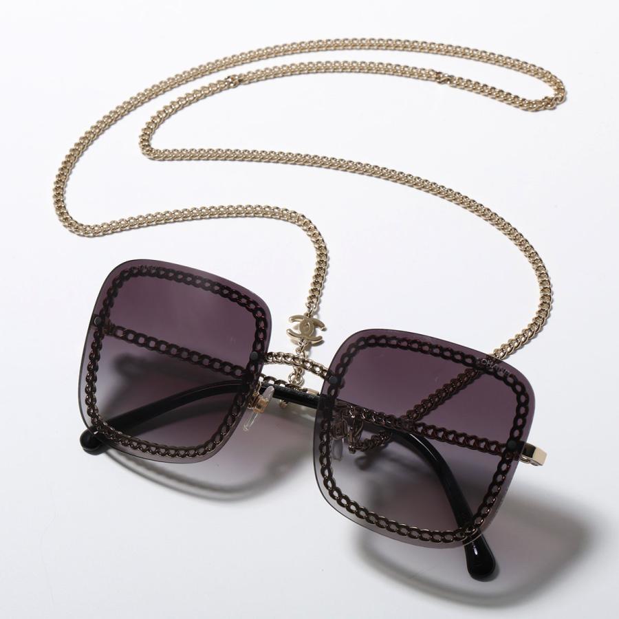CHANEL（シャネル） サングラス 4244 レディース スクエア型 チェーン