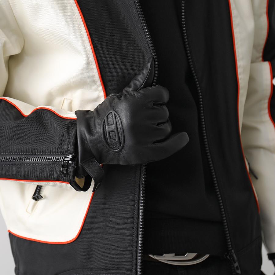 DIESEL（ディーゼル） レザーグローブ G-REIES A12826 0AKAN メンズ