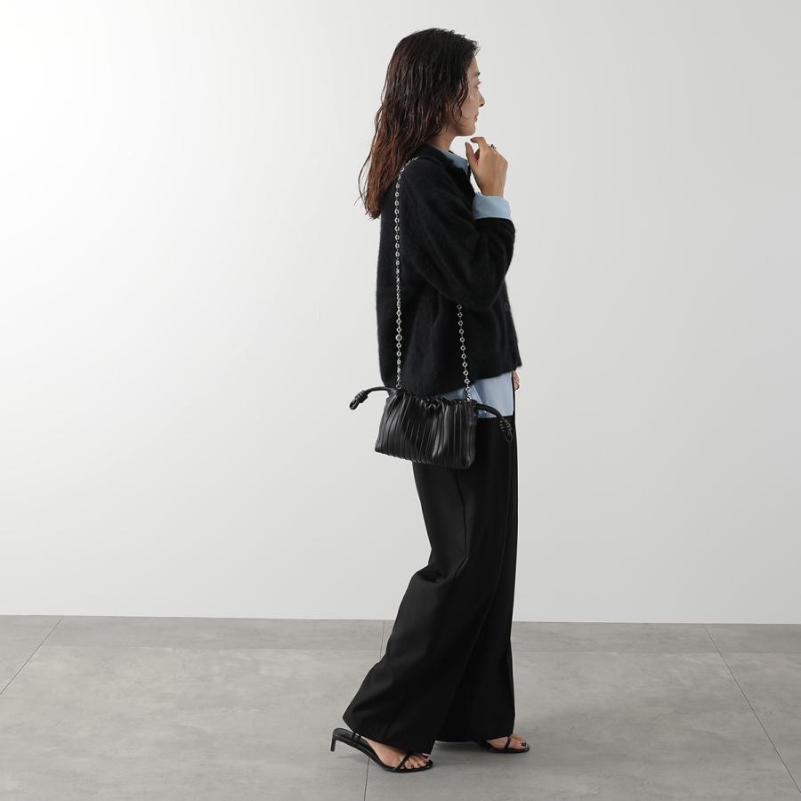 ペコペコ新品未使用　ロゴプリントバムバッグ　黒　ポシェット LOEWE（ロエベ） ショルダーバッグ FLAMENCO PURSE フラメンコ