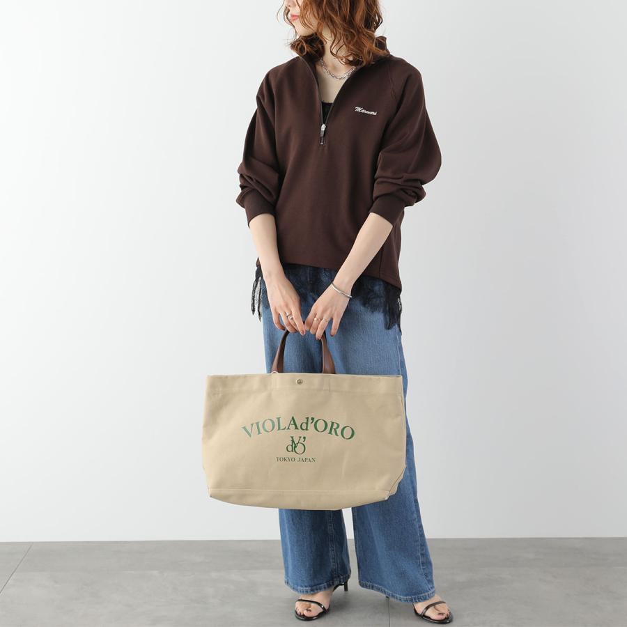 VIOLAd'ORO（ヴィオラドーロ） トートバッグ CANVAS BAG BIANCA