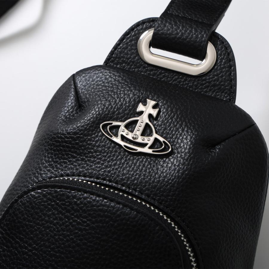 美品　ヴィヴィアンウエストウッド オーブ エンボス レザー ボディバッグ Vivienne Westwood（ヴィヴィアンウエストウッド） ボディバッグ