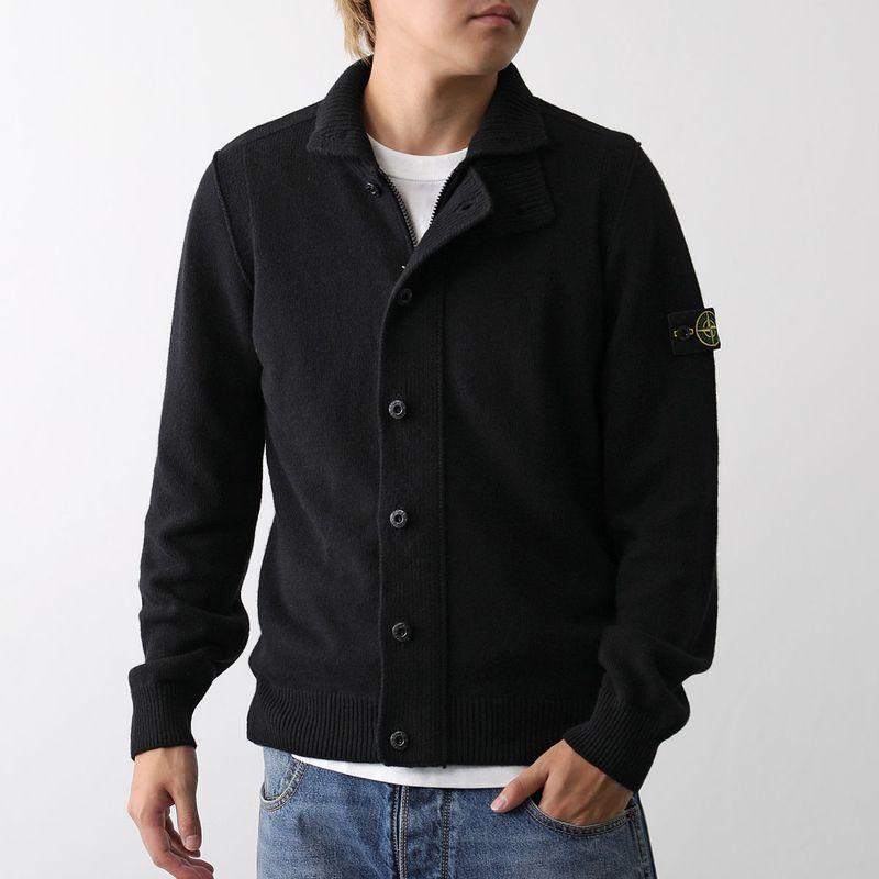 STONE  ストーンアイランド ロゴパッチ ニット カーディガン STONE ISLAND（ストーン アイランド） STONE ISLAND KIDS キッズ