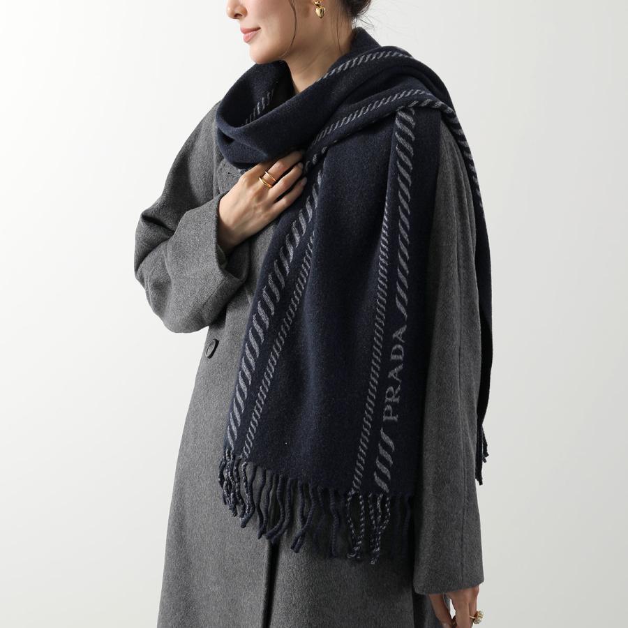 PRADA（プラダ） マフラー 2FS114 2HJ5 メンズ ウール カシミヤ混