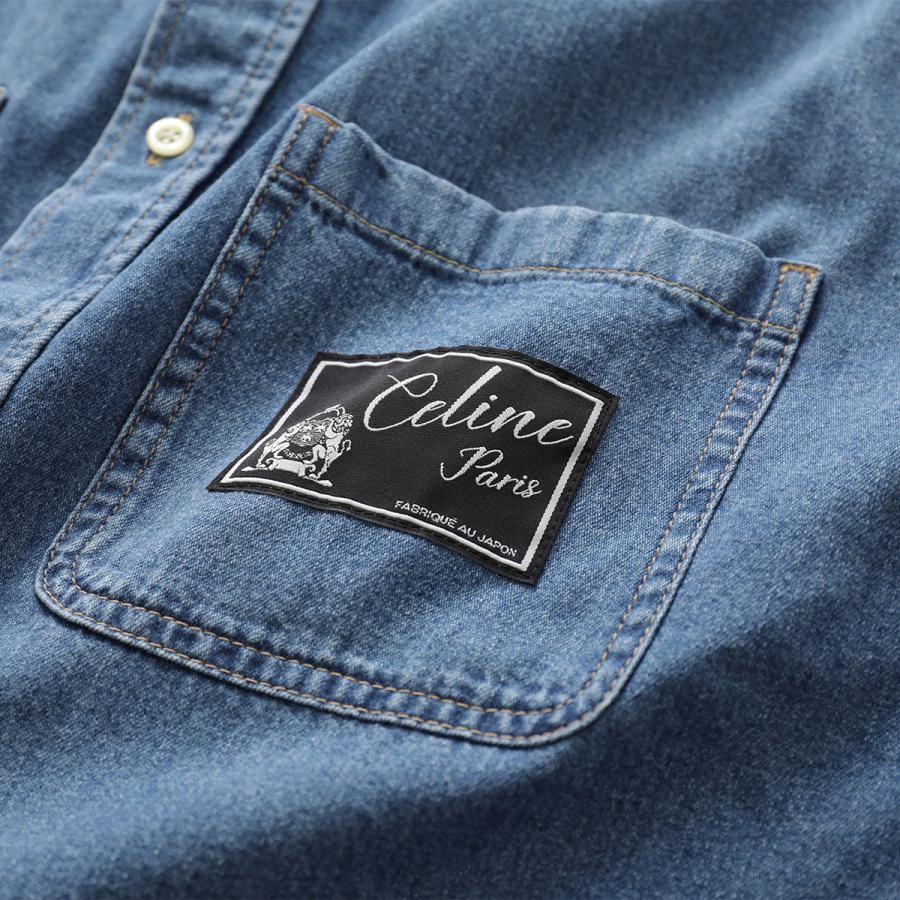 CELINE（セリーヌ） デニムシャツ RC0N52N67.GDP1 メンズ コットン 胸
