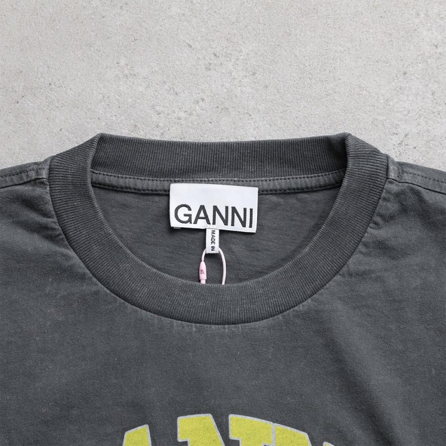 GANNI（ガニー） Tシャツ Future Jersey Longsleeve Tiger A1050233