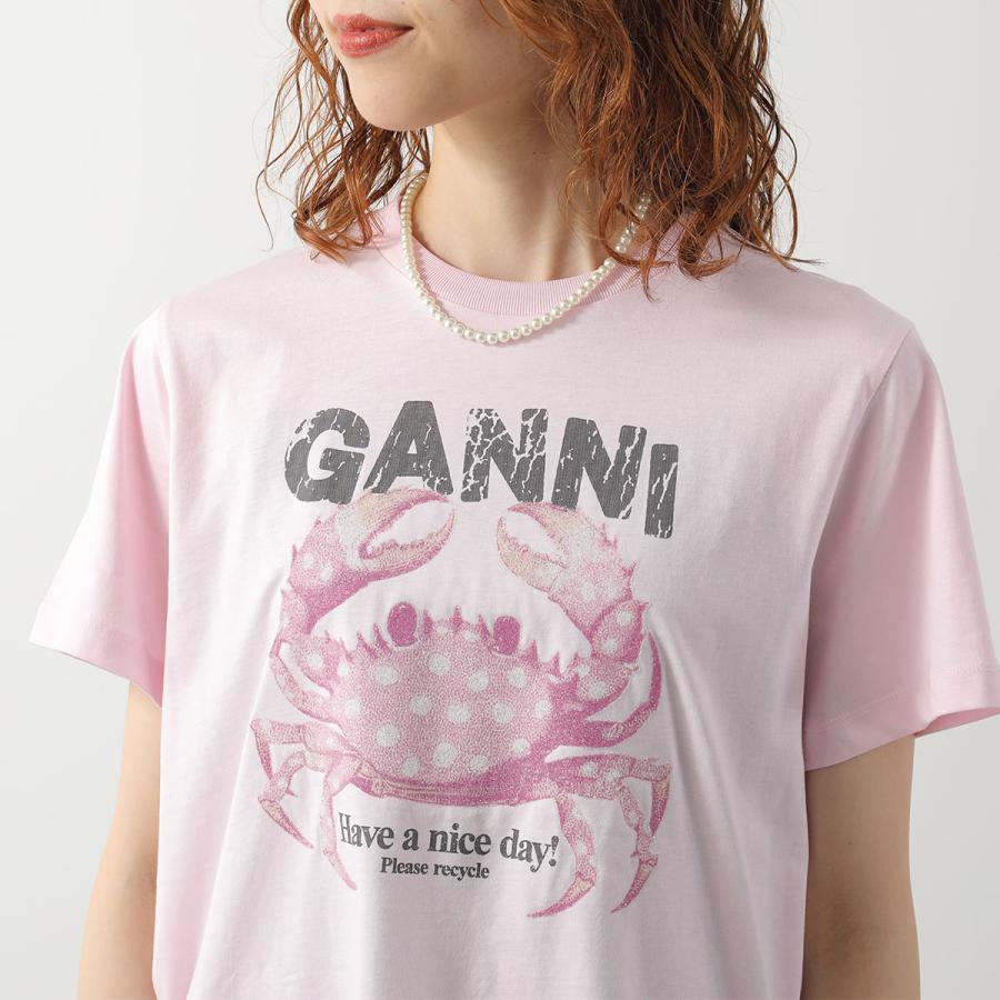GANNI（ガニー） Tシャツ Basic Cotton Jersey T-shirt A1050197