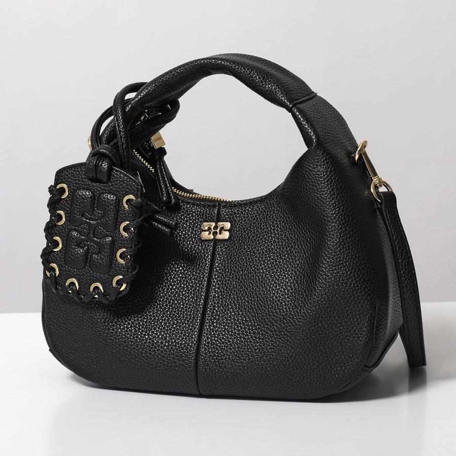 GANNI（ガニー） ハンドバッグ Hobo Mini Grained A6976 A7102