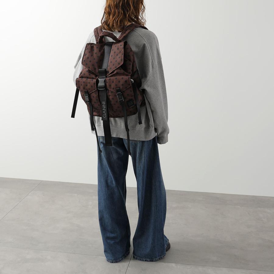 GANNI（ガニー） バックパック Re-Tech Printed Nylon Backpack