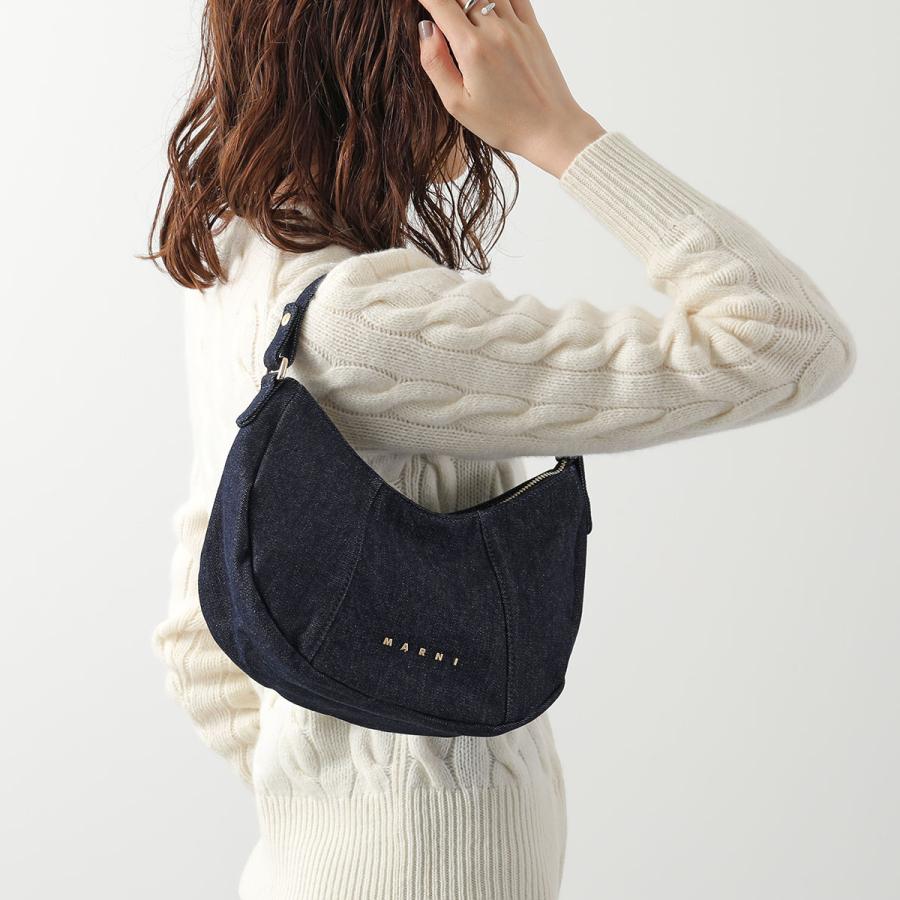 新作　新品 MARNI マルニ ハンドバッグ　ロゴ　デニム MARNI（マルニ） MARNI KIDS キッズ ハンドバッグ KANGA BAG DENIM