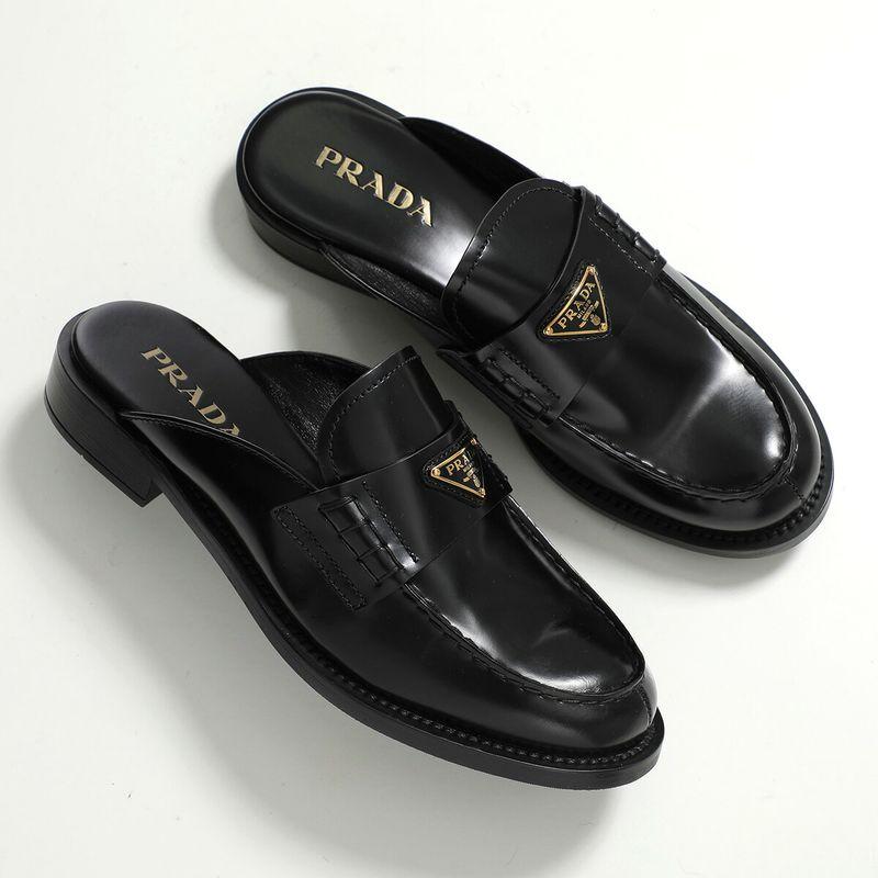 PRADA（プラダ） サンダル 1D030O 055 レディース ミュール レザー