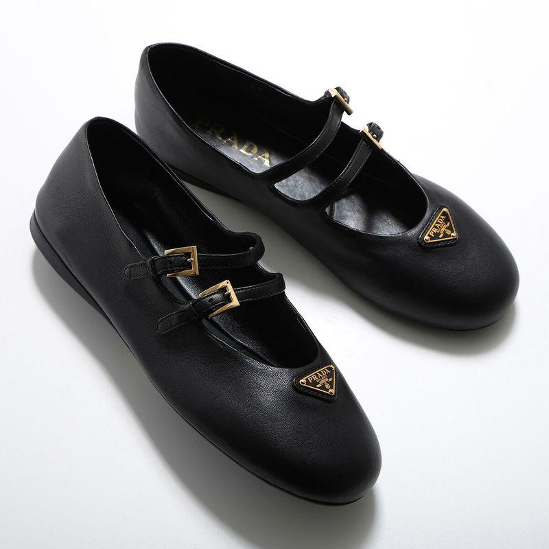 PRADA（プラダ） パンプス 1F794N 038 レディース レザー バレリーナ
