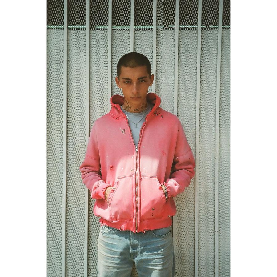 moojimooji ムージムージ パーカー OVERSIZE ZIP UP HOODIE STREET MOO