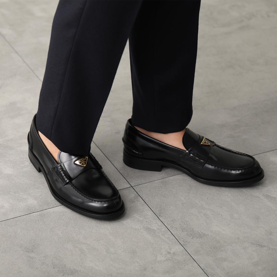 PRADA（プラダ） ローファー 2DB223 FX000 メンズ ブラッシュドレザー
