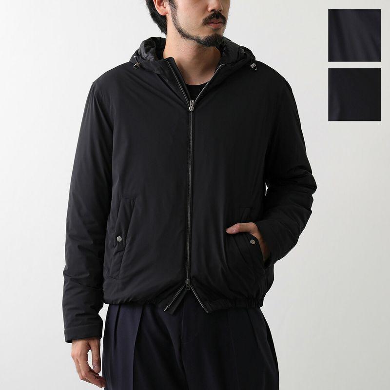 17437✨ヘルノ 42 コンビ 異素材 切替 ボトルネック ダウンジャケット HERNO（ヘルノ） HERNO Resort リゾート 中綿ジャケット GI00071UR
