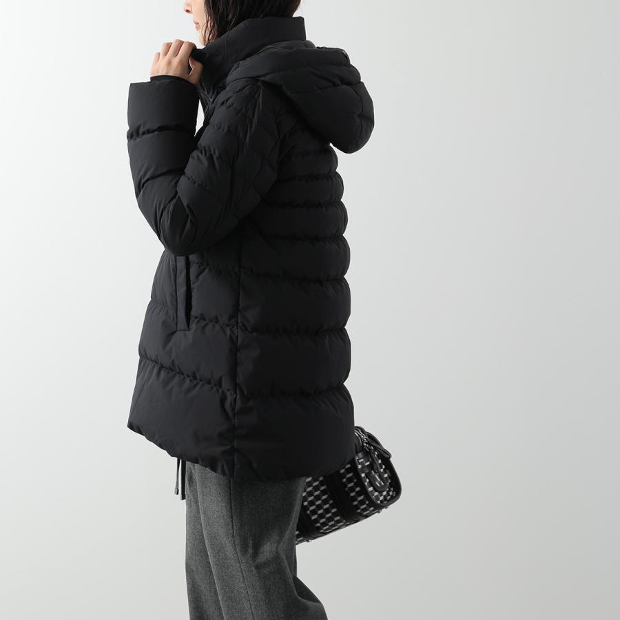 【美品】HERNO ダウンコート ブラック　38 HERNO（ヘルノ） HERNO FUNCTIONAL WARDROBE ダウンコート PI002228D