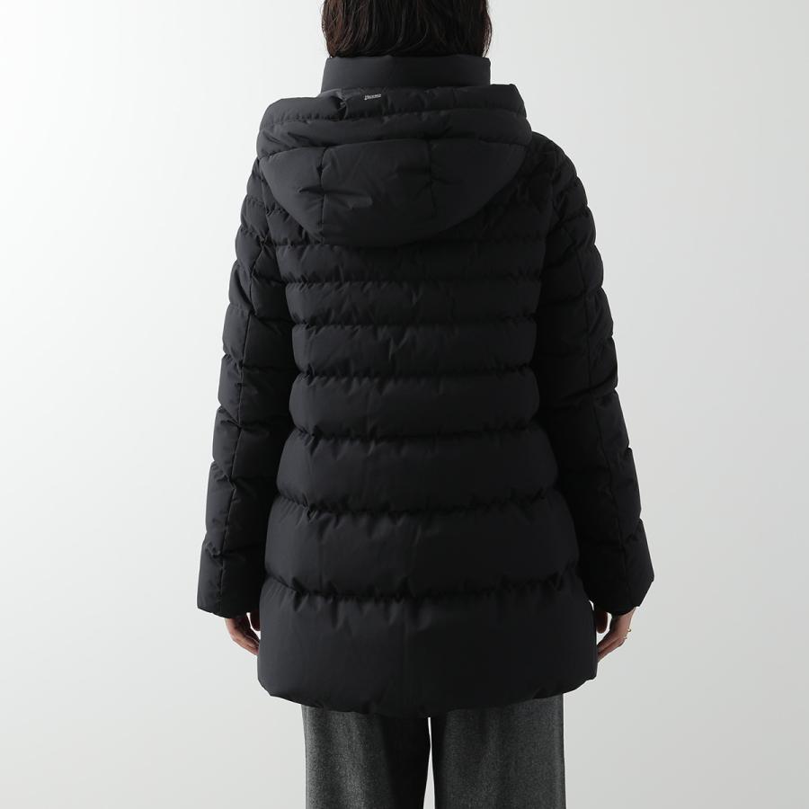 【美品】HERNO ダウンコート ブラック　38 HERNO（ヘルノ） HERNO FUNCTIONAL WARDROBE ダウンコート PI002228D
