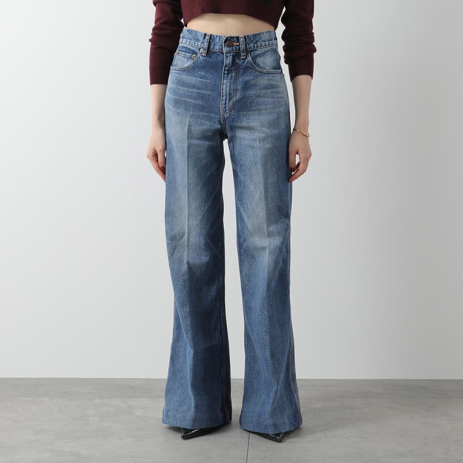 m*i様 【美品】セリーヌ　CELINE 　パンツ　ズボン　ガウチョ　デニム　ジ CELINE（セリーヌ） デニムパンツ RP0HW3H32.GKC1 レディース ジーンズ