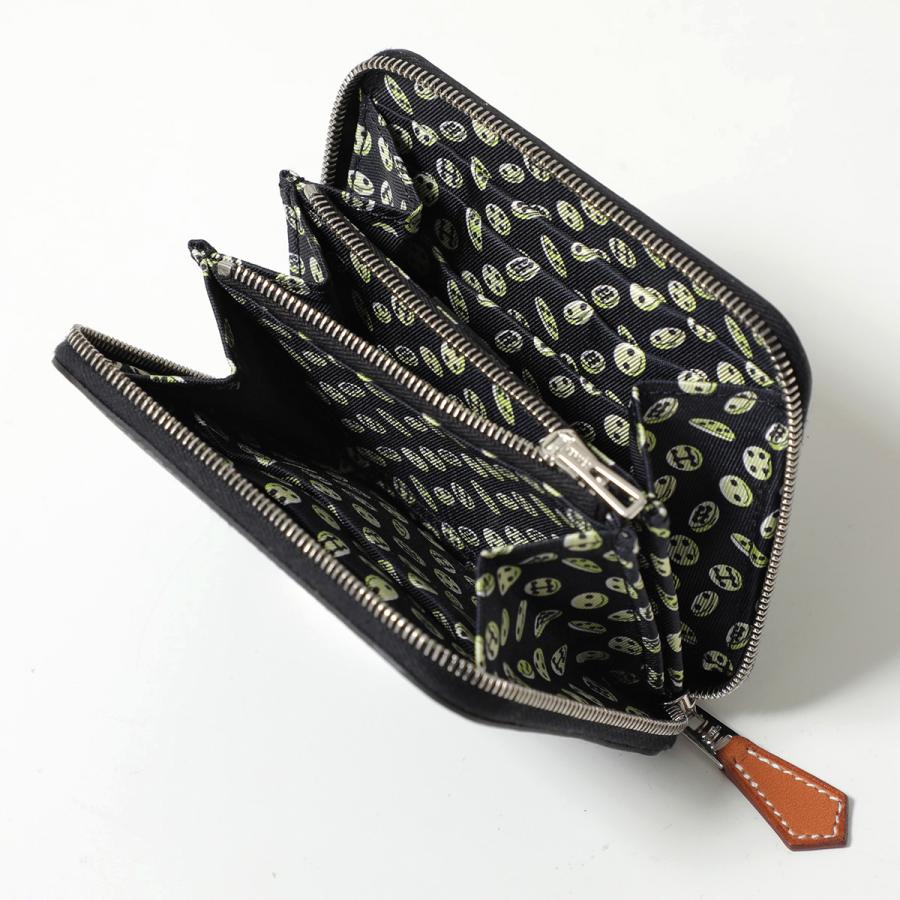 HERMES（エルメス） 二つ折り財布 アザップ シルクイン コンパクト