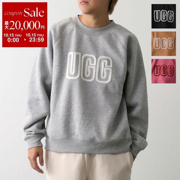 UGG グレー ロゴスウェット UGG（アグ） スウェットシャツ Logo Crewneck ロゴ クルーネック
