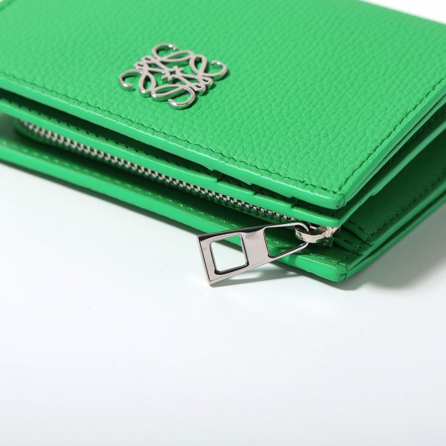 【希少】loewe ロエベ　折り財布　ベラスケス　グリーン　財布　二つ折り LOEWE（ロエベ） 二つ折り財布 ANAGRAM COMPACT WALLET アナグラム
