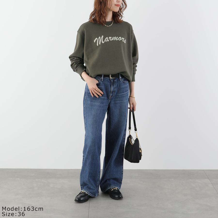 marmors（マルモア） トレーナー flocky logo sweat フロッキー ロゴ 