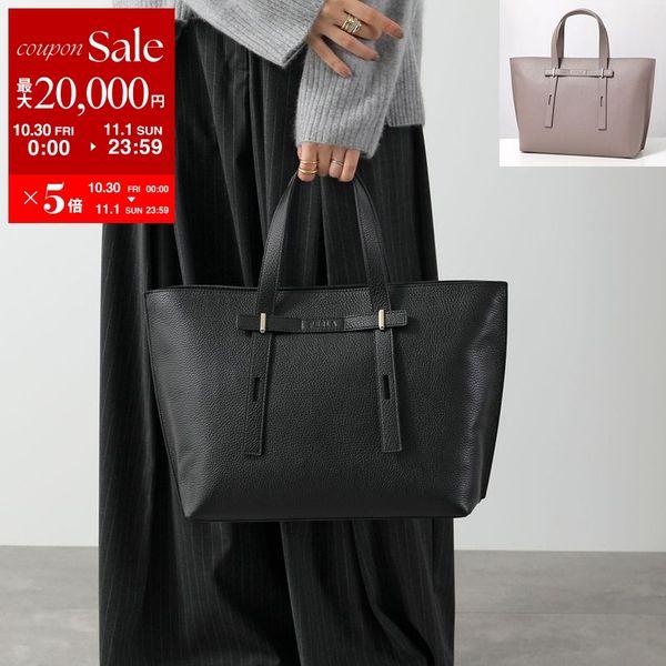 【美品】FURLA GIOVE レザートート　黒 FURLA（フルラ） トートバッグ GIOVE L TOTE ジョベ トート WB02009