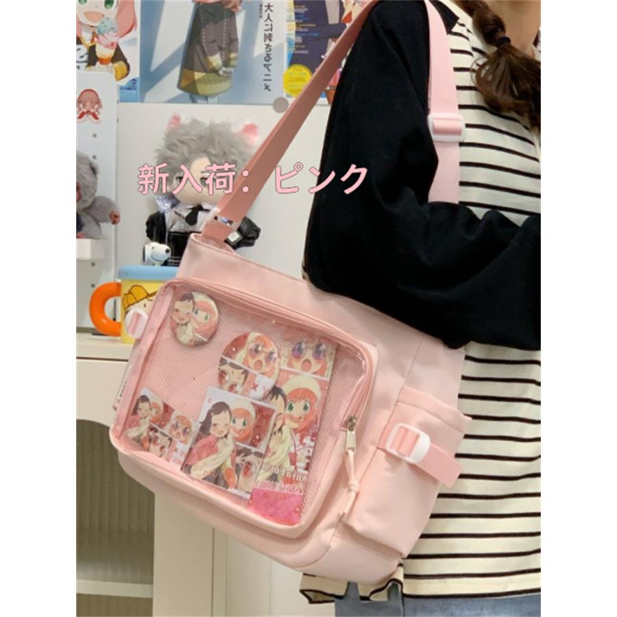 ショルダーバッグ 痛バッグ 推し入れ ぬいぐるみバッグ フラップ