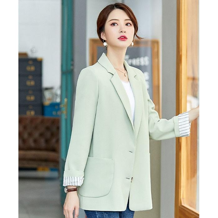 秋冬セール ジャケット スーツ ジャケット テーラージャケット コート グリーン ブラック秋冬 袖折り返し ビジネス 通勤 Ol 女性 オフィスカジュアル 通勤 Snstyle 110 S N Style 通販 Yahoo ショッピング