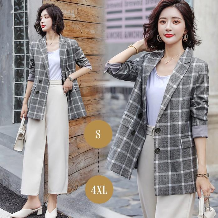 ジャケット テーラードジャケット スーツ ジャケットコート チェック 秋冬 袖折り返し ビジネス 通勤 Ol 女性 オフィスカジュアル 通勤服 オフィス 仕事 Snstyle 131 S N Style 通販 Yahoo ショッピング