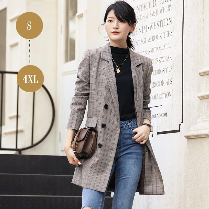 新作 ジャケット テーラージャケット コート チェック ホワイトチェック 袖折り返し 秋冬 ビジネス 通勤 Ol 女性 オフィスカジュアル 通勤服 オフィス 仕 Snstyle 145 S N Style 通販 Yahoo ショッピング