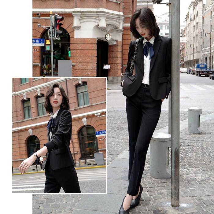 パンツスーツ ブラウス 3点セット 秋冬 オールシーズン スーツ レディース ビジネススーツ セット ブラック グレー ビジネス 通勤 Ol 女性 オフィス Snstyle 150 B S N Style 通販 Yahoo ショッピング