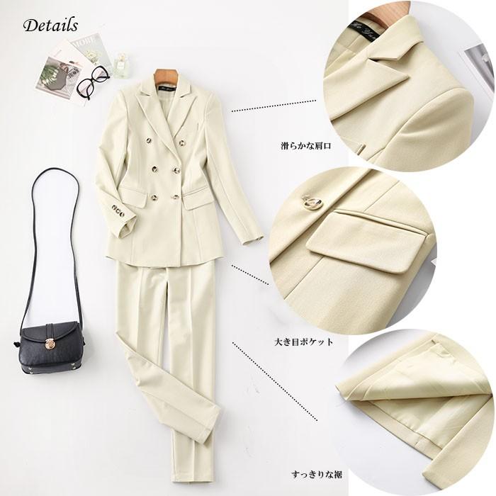 秋冬新作 パンツスーツ ビジネススーツ スーツセット ジャケット パンツ 秋冬 オールシーズン スーツ レディース ビジネススーツ ピンク ベージュ ビ Snstyle 301 S N Style 通販 Yahoo ショッピング