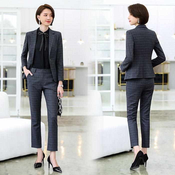 秋冬新作 パンツスーツ スカートスーツ スーツセット 秋冬 オールシーズン スーツ レディース ビジネススーツ ネイビー グレー ビジネス 通勤 Ol 女性 Snstyle 308 S N Style 通販 Yahoo ショッピング