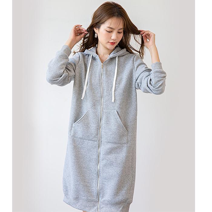 アウター パーカー パーカーワンピース ロング丈 パーカーワンピ レディース ワンピース レディースファッション Snstyle 3552 S N Style 通販 Yahoo ショッピング