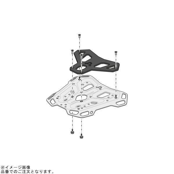 SW-MOTECH SWモテック GPT0544019001/B ADV-RACK ブラック V-STROM650/1000/1050_6